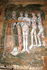 Detail of the Wenhaston Doom Painting, Saint Peter's Church, Wenhaston, Suffolk