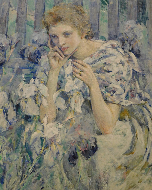 Detail of Fleur de Lis by Robert Reid in the Metropolitan Museum of Art, February 2020