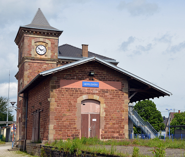 Bahnhof Herrlisheim im Elsass