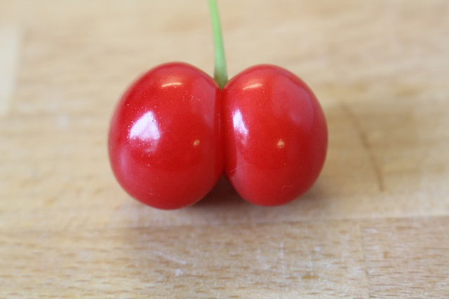 Misshapen cherries