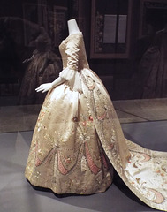 Formal Ball Gown in the Metropolitan Museum of Art, July 2018