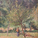 Detail of Haystacks, Morning, Eragny by Pissarro in the Metropolitan Museum of Art, May 2011 Detail of Haystacks, Morning, Eragny by Pissarro in the Metropolitan Museum of Art, May 2011