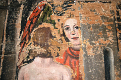 Detail of the Wenhaston Doom Painting, Saint Peter's Church, Wenhaston, Suffolk