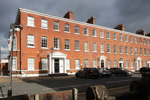 A terrace on Saint John's North, Wakefield, West Yorkshire