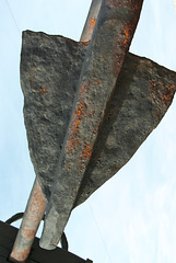 Detail of Ship's Anchor on Nelson Memorial at Portsmouth