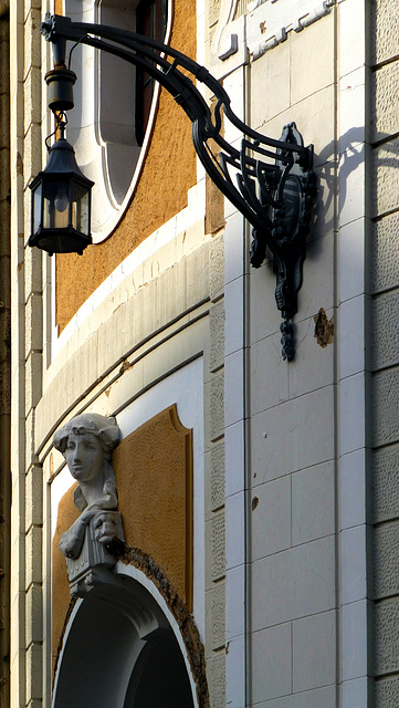 Detail der Kurhaus-Fassade