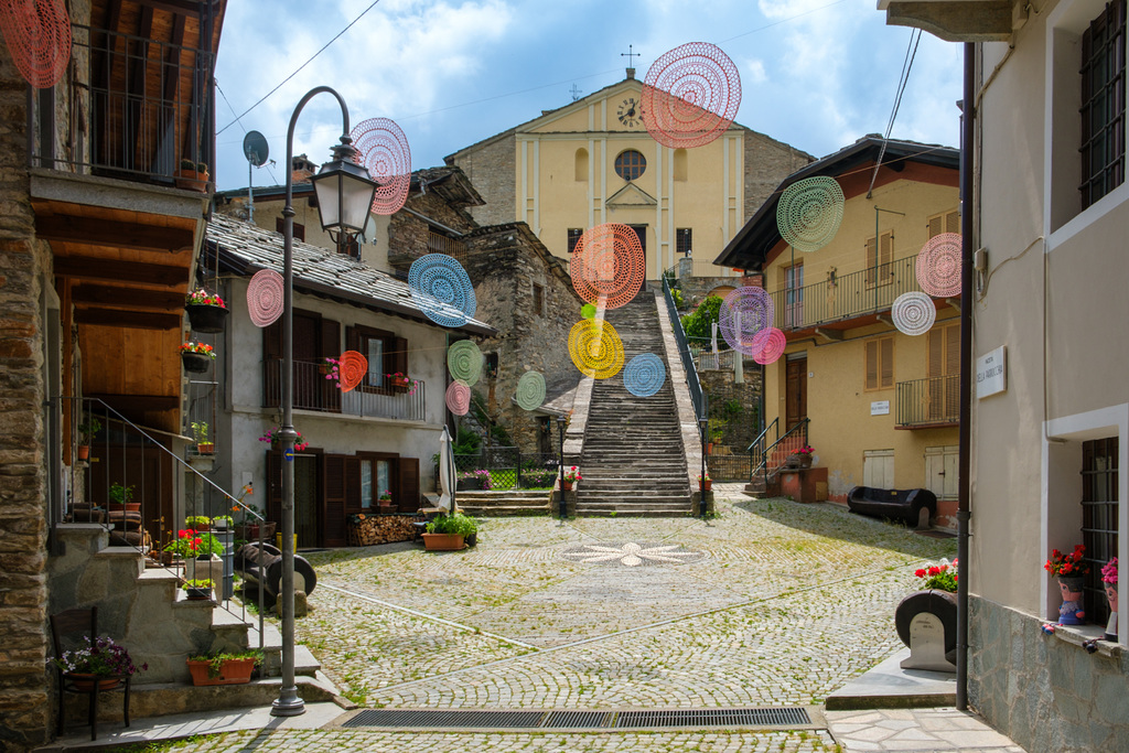 Village Chiaves, Piemont, Italy