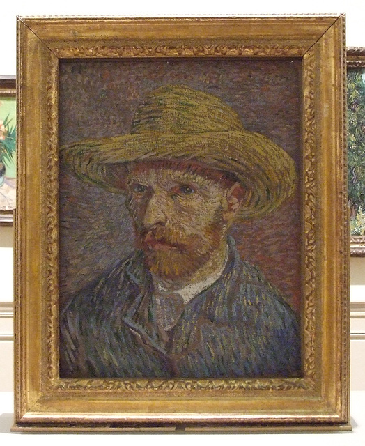 Self-Portrait with a Straw Hat by Van Gogh in the Metropolitan Museum of Art, May 2011