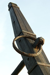 Detail of Ship's Anchor on Nelson Memorial at Portsmouth