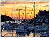 Crépuscule à Port de Dahouët