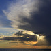 Sunset and Storm over Lake Michigan