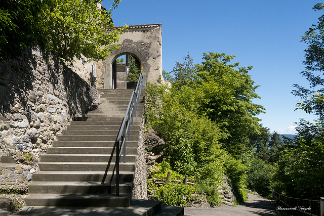 Aufgang zur Burg Hohenklingen Stein am Rhein