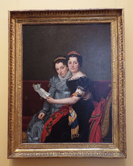 Portrait of the Sisters Zenaide and Charlotte Bonaparte by David in the Getty Center, June 2016