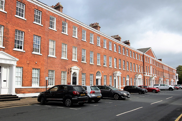 A terrace on Saint John's North, Wakefield, West Yorkshire