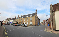 Corner of Earsham Street and Chaucer Street, Bungay, Suffolk