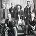 6 Men and a Rocking Horse, A West Yorkshire Cabinet Card of c1900