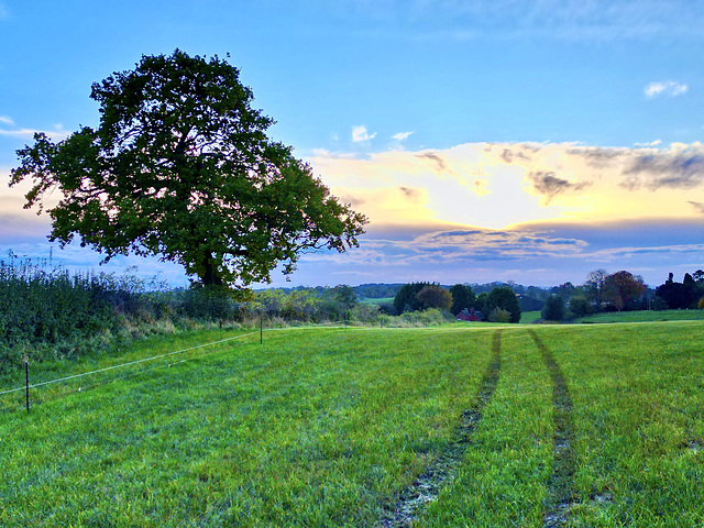 Gnosall sunset