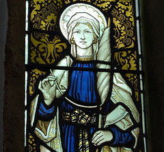 Detail of Stained Glass, Tealby Church, Lincolnshire