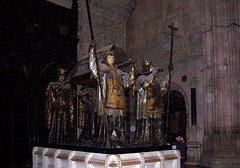 ES - Sevilla - Tomb of Columbus inside the Cathedral
