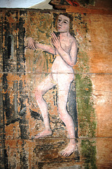 Detail of the Wenhaston Doom Painting, Saint Peter's Church, Wenhaston, Suffolk