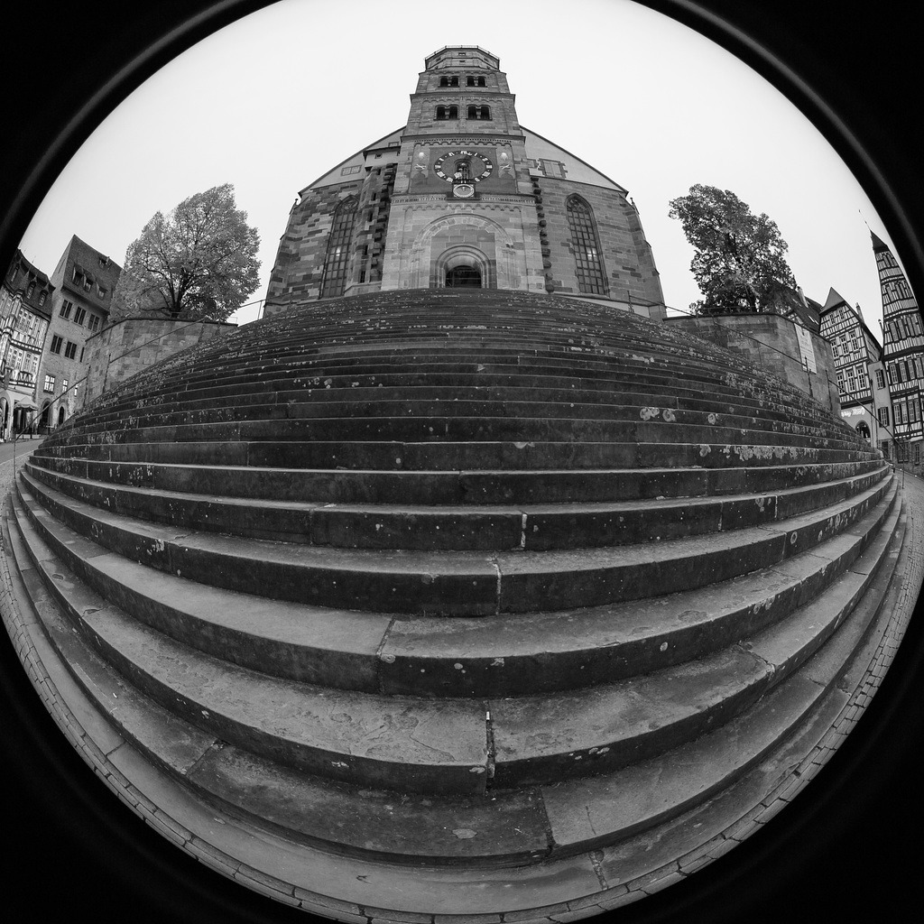 Die große Treppe in Schwäbisch Hall