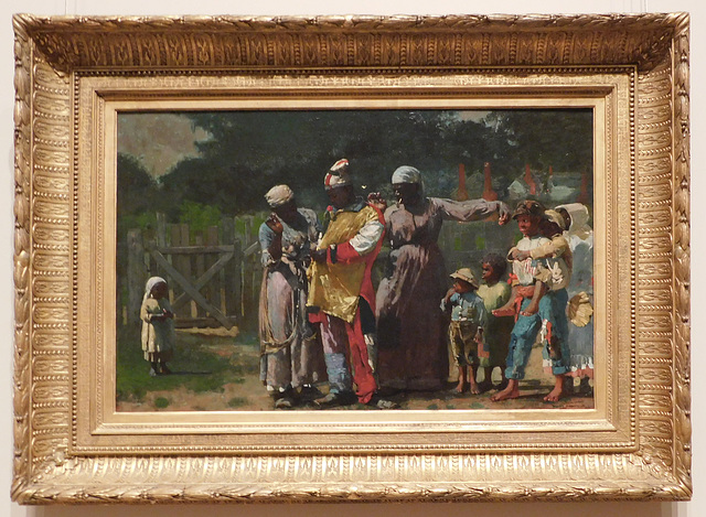 Dressing for the Carnival by Winslow Homer in the Metropolitan Museum of Art, January 2022