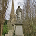 abney park cemetery, stoke newington, london.memorial to dr isaac watts by e.h. baily 1845
