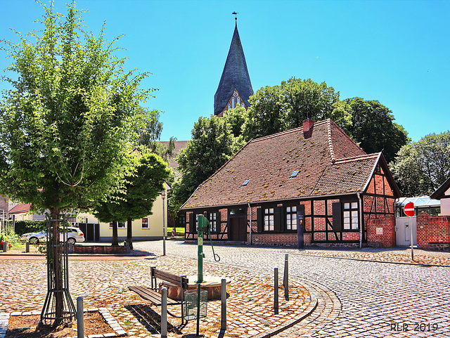 Neubukow, Schliemann-Gedenkstätte und Kirche