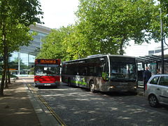 DSCF4942 Z&S Transport Y985 TGH and Arriva the Shires BG59 FCZ in Milton Keynes - 1 Sep 2016