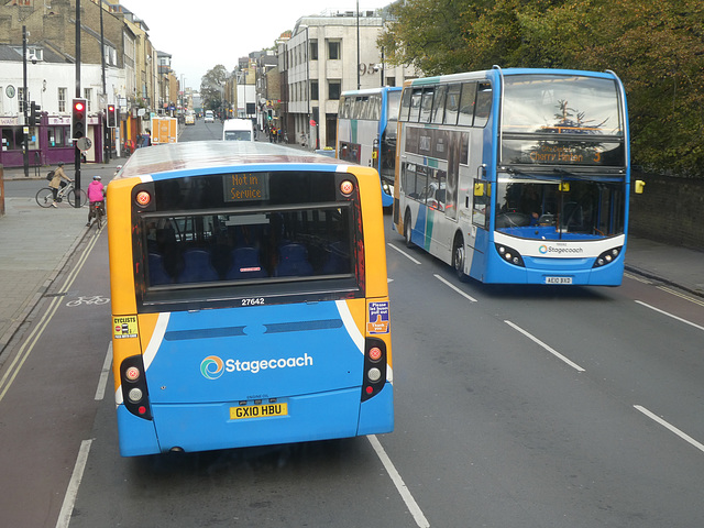 Stagecoach East buses in Cambridge - 18 Oct 2023 (P1160772)