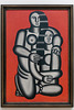 "Les deux figures - Nus sur fond rouge" (Fernand Léger - 1923)