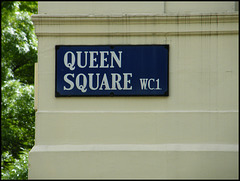 Queen Square street sign