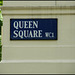 Queen Square street sign