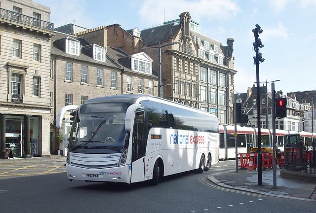 DSCF7228 Bruce’s Coaches (National Express contractor) FN63 PWJ in Edinburgh - 7 May 2017