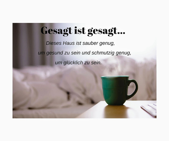 Gesagt ist gesagt