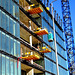 Yellow balconies