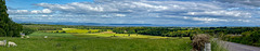 Panorama of the Moray Firth from the hills south of Auldearn