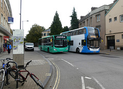 Stagecoach East buses in Cambridge - 18 Oct 2023 (P1160799)