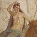 Detail of the Europa and the Bull Wall Painting in the Naples Archaeological Museum, July 2012