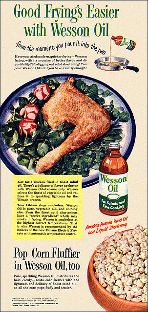 Wesson Oil Ad, 1952