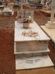 Cesária Évora's grave.