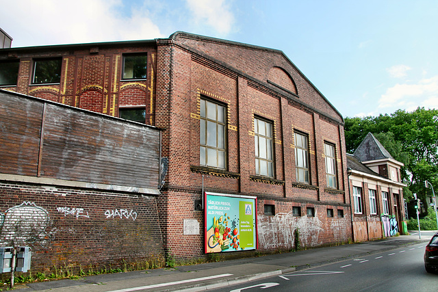 Zeche Dorstfeld 2/3, ehemalige Werkshalle am Eingangsbereich (Dortmund-Dorstfeld) / 2.06.2018