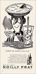 Noilly Prat Gin Ad, 1957