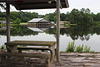A Peaceful lake ~~~~  "the Pond House" over there is used for special events , etc.