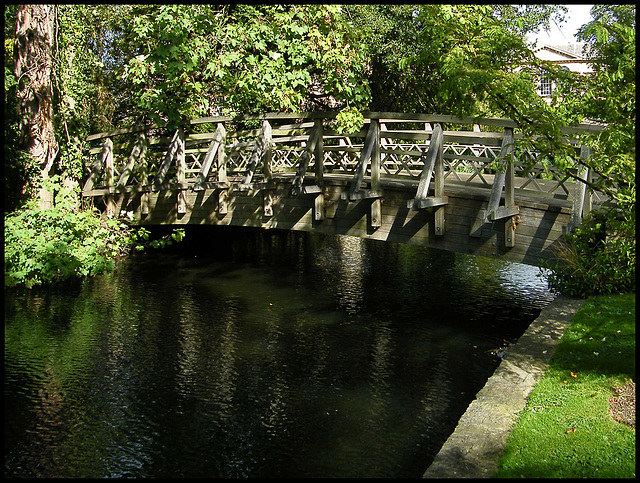 wooden footbridge