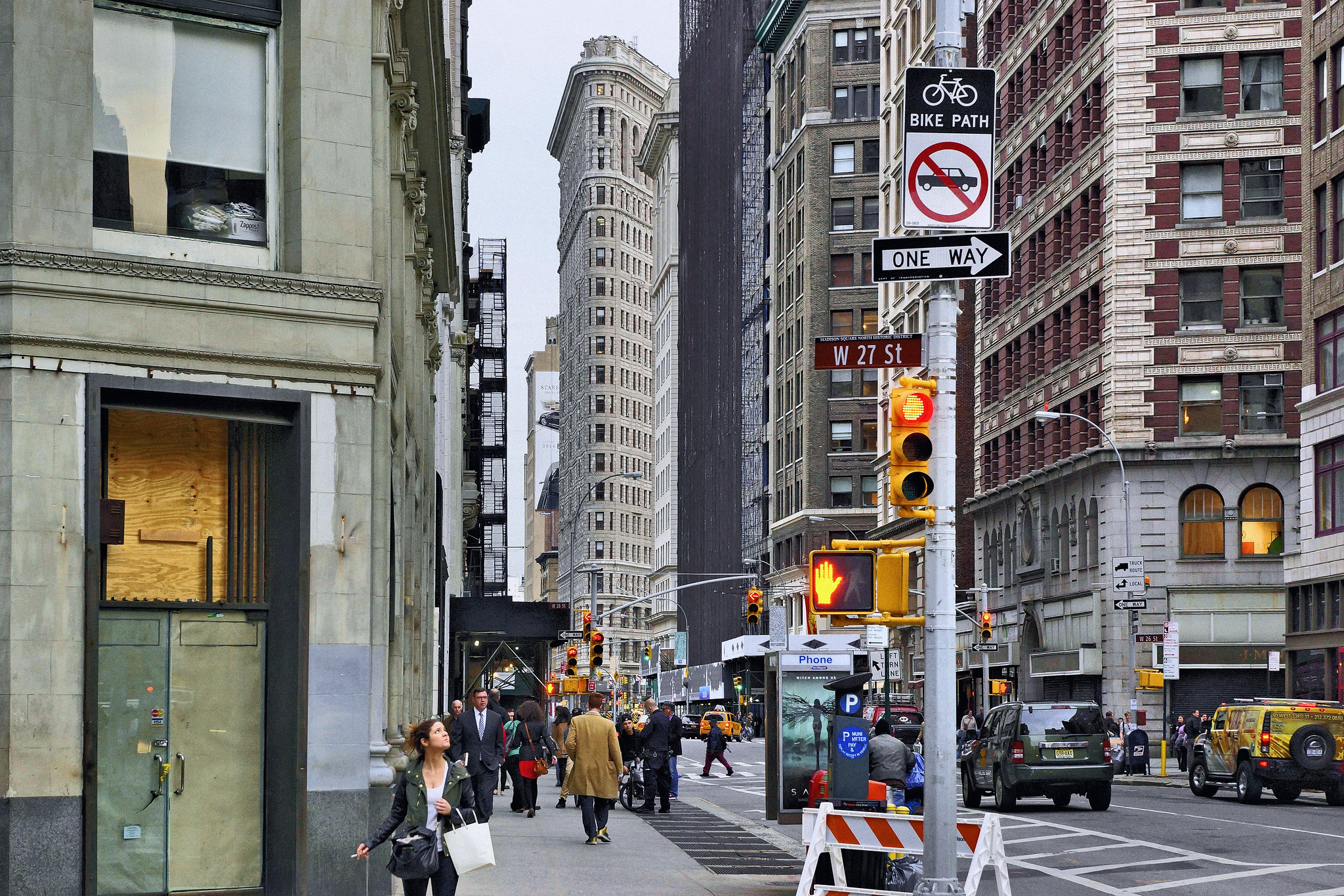 The Flatiron Building – Viewed from Broadway at 27th Street, New York, New York
