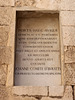 Inscription near the Golden Gate