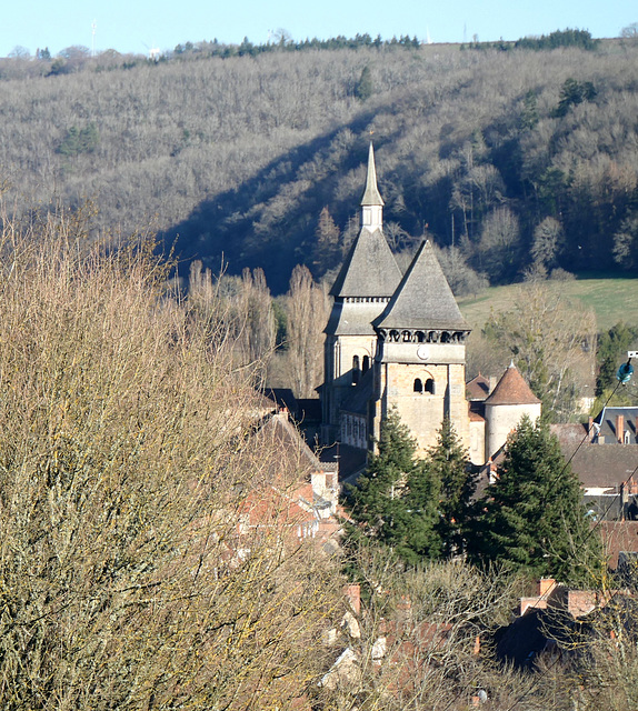 Vue sur Chambon sur Voueize...