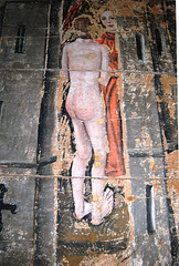 Detail of the Wenhaston Doom Painting, Saint Peter's Church, Wenhaston, Suffolk