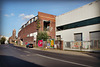 Gebäuden der ehem.Papierfabrik Hermes an der Hamburger Straße (Düsseldorf-Hafen) / 30.09.2016